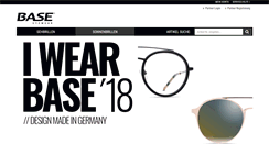 Desktop Screenshot of base-eyewear.com