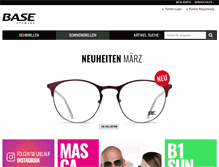 Tablet Screenshot of base-eyewear.com